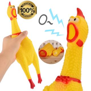 Screaming Chicken Squeeze Sound Toy for Dogs Super Durable & Funny Squ_1